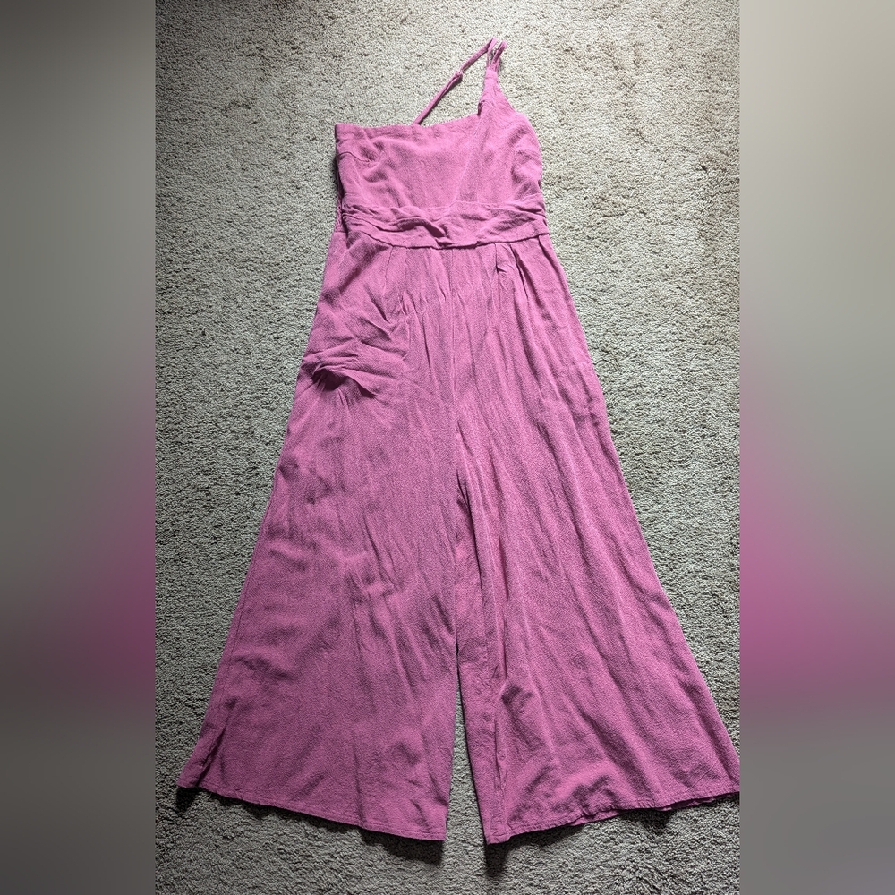 Elegant Pink Wide-Leg Women's Pants